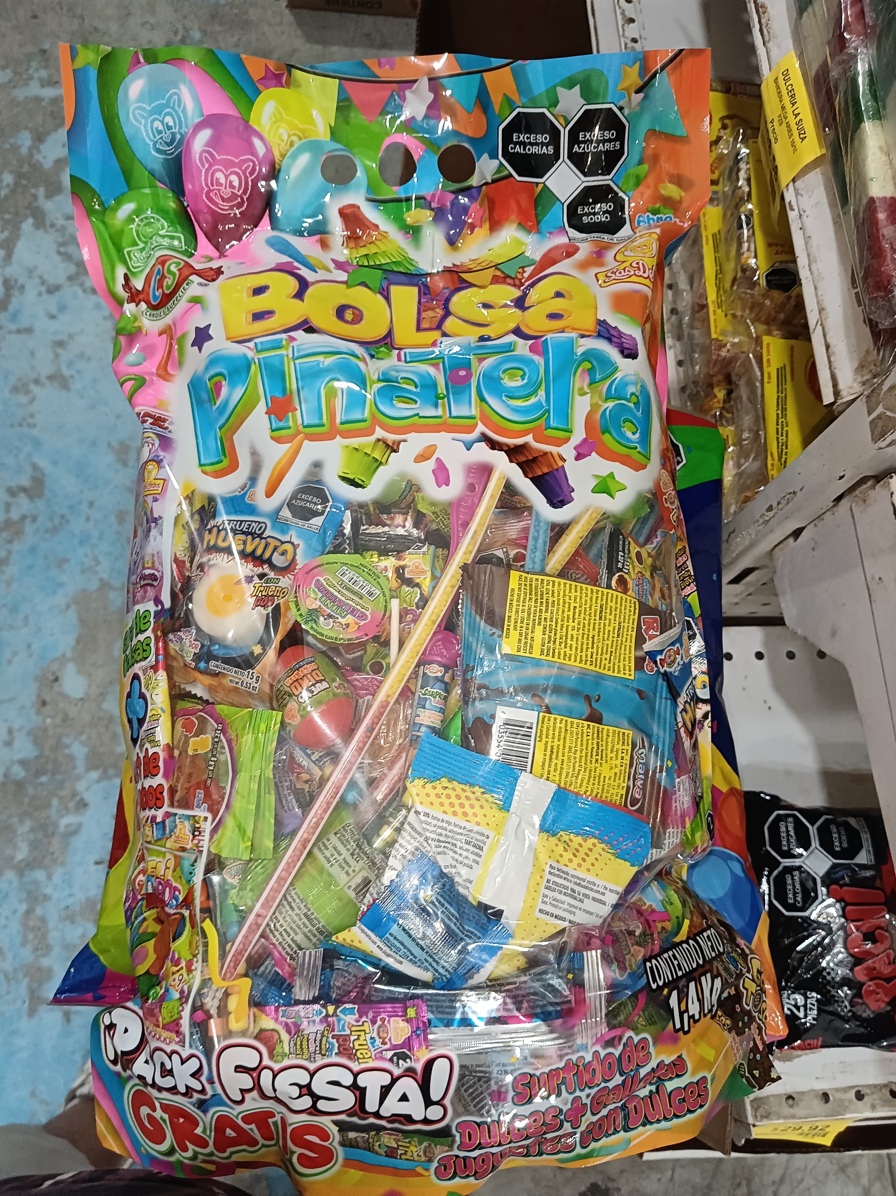 Bolsa Piñatera Zas! Dulces surtida