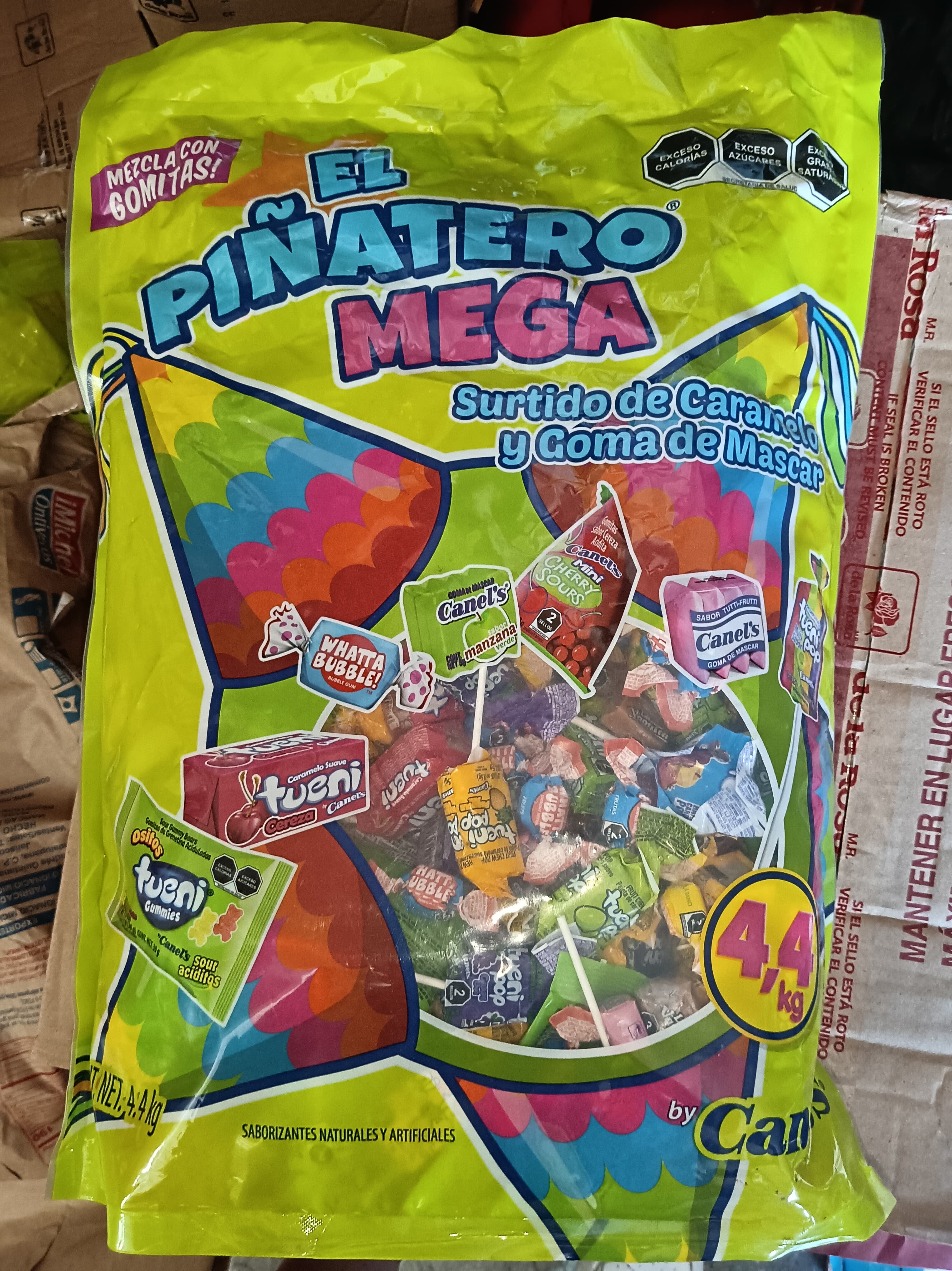 Canel's El Piñatero Mega surtido de caramelos y goma de mascar 4.4 kg