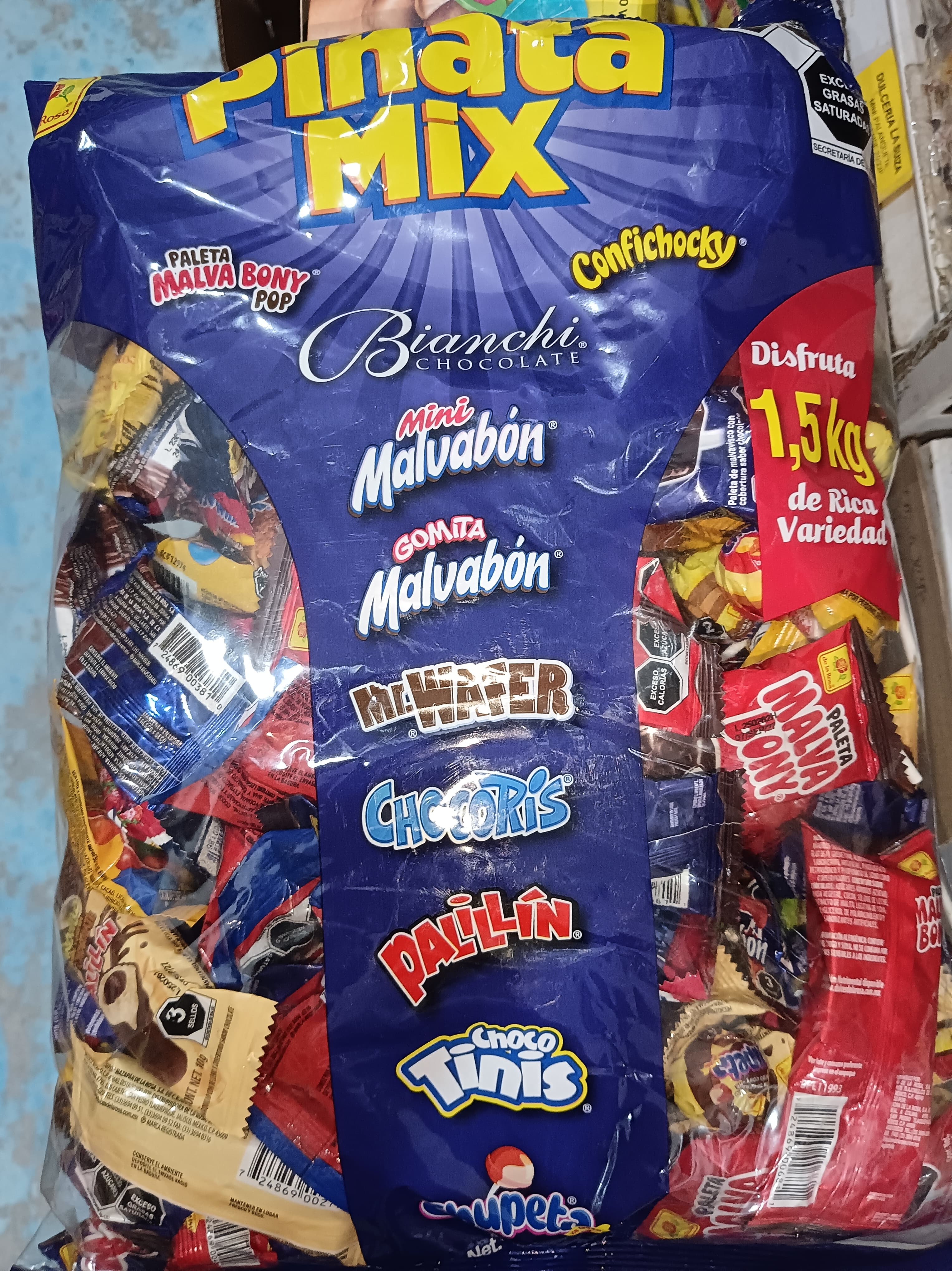 De la Rosa Piñata Mix surtido de dulces 1.5 kg